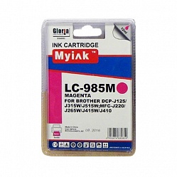 MyInk  BROTHER DCP-125/315W/515W/MFC-265W/410/415W (LC39/985M) Magenta (12 ml, Dye)
