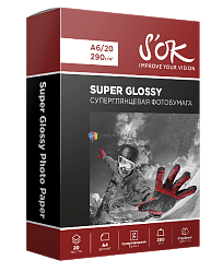  Premium S'OK ,  A6,  290/2, 20  (105 x 148 ) RC Super Glossy SA6290020HG