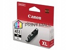 Картридж Canon CLI-451XLBK Pixma iP7240, MG6340, MG5440 (6472B001)