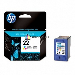Картридж HP №22 DeskJet 3920, 3940, F380, 2180, 4180, PSC1410 (5ml) Color C9352AE