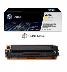 Картридж HP Color LaserJet Color M351, M451, M375, M475 Yellow (2600 стр.) CE412A