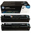 Картридж HP Color LaserJet CP1210, 1215, 1515, 1510 (2*2200 стр.) CB540AD Black