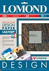 Бумага Lomond 918141 Дизайнерская бумага Кожа (Leather), Глянцевая, A4, 230 г/м2, 10 листов.