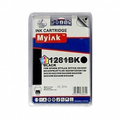  MyInk  EPSON St S22/SX125/Office BX305 Black (10 ml, Pigment) T1281