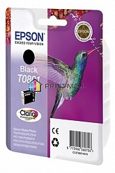 Картридж EPSON черный, стандартной емкости C13T08014011