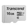 Флеш карта microSD 16GB Transcend microSDHC Class 10 UHS-I U-3, V30, (SD адаптер), MLC TS16GUSD500S