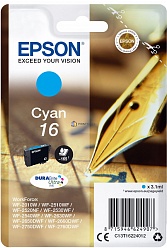 Картридж EPSON голубой для WF-2010/WF-2510/WF-2540 C13T16224012