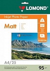Бумага Lomond 0102130 Односторонняя Матовая фотобумага для струйной печати, A4, 95 г/м2, 25 листов.
