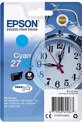 Картридж EPSON с голубыми чернилами DURABrite повышенной XL емкости (1100 стр.) для WF-7110/7610/7620 C13T27124022