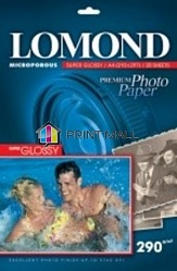  Lomond 1108100  - (Super Glossy Bright)     , A4, 290 /2, 20 .