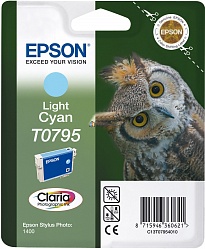 Картридж EPSON светло-голубой повышенной емкости для P50/PX660/PX820/PX830 C13T07954010