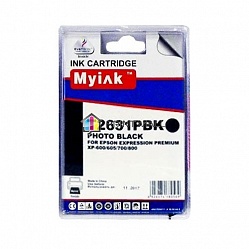  MyInk  EPSON Expression Premium XP-600/XP-605/XP-700/XP-800 Photo black (13,8 ml, Dye) (T2631)