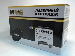 - Hi-Black (HB-C-EXV18D)  Canon iR 1018/1020, 21K