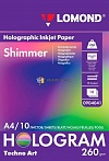 Бумага Lomond 0904041 Фотобумага с голографическим эффектом "Shimmer" (Мерцание), А4, 260 г/м2, микропористая, односторонняя