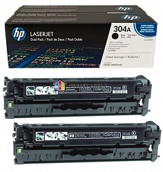 Картридж HP Color LaserJet CP2025, CM2320 (3500 стр.) (2 шт. в уп.) Black CC530AD