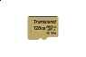   microSD 128GB Transcend microSDXC Ultimate UHS-I U3, V30, (SD ), MLC TS128GUSD500S