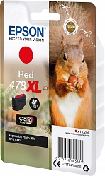 Картридж EPSON с красными чернилами Claria Photo HD Ink повышенной XL емкости (830 фото) для принтера  Epson XP-15005 C13T04F54020