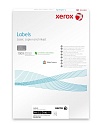 Наклейки Laser/Copier XEROX А4:30, 100 листов (70x29,6мм).Прямоугольные края 003R97409