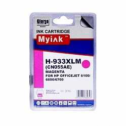  MyInk  HP Officejet 6100/6600/6700/7110/7510/7512/7610/7612 CN055AE Magenta (14 ml, Pigment) 933XL