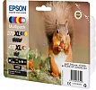 Экономичный набор EPSON из 6 картриджей повышенной емкости XL для принтера  Epson XP-15000 C13T379D4020