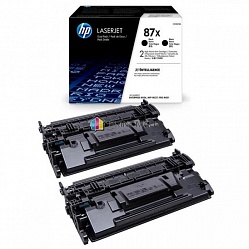 Картридж HP 87X лазерный увеличенной емкости упаковка 2 шт (2*18000 стр) CF287XD