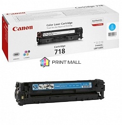 Тонер-картридж Canon 718C i-SENSYS LBP-7200, MF-8330, 8350 Cyan