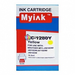  MyInk  BROTHER MFC-J5910/6510/6710 (LC1280XLY) Yellow (16,6 ml, Dye)