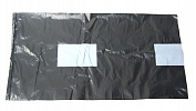 Пакеты для упаковки картриджей, черные светонепрониц, с полем для записи, 15x38 см, 50 шт./уп. 50 мкр.