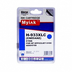  MyInk  HP Officejet 6100/6600/6700/7110/7510/7512/7610/7612 CN054AE Cyan (14 ml, Pigment) 933XL