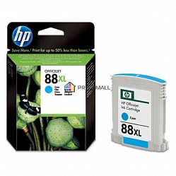  HP 88XL OfficeJet Pro K550, 5400, L7480, 7580, 7680, 7780 (19ml) Cyan C9391AE