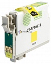 EPT0734 Картридж для Epson Stylus С79, C110, СХ3900, CX4900, CX5900, CX7300, CX8300 Yellow 11,0 мл. (Cactus)