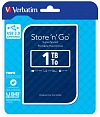 Внешний жесткий диск Verbatim 1 TB Store 'n' Go Style, 2.5", USB 3.0, Синий 53200