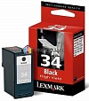 Картридж Lexmark №34 Z815, X5250 Black 18C0034E