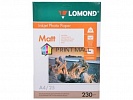 Бумага Lomond 0102050 Односторонняя Матовая фотобумага для струйной печати, A4, 230 г/м2, 25 листов.