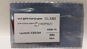 Чип ICL-X203 LexmarkX203, 204 (2.5K)
