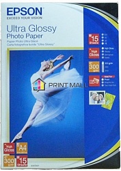   EPSON Ultra Glossy Photo Paper A4 (15 , 300 /2) C13S041927
