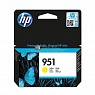 Картридж HP №951 для Officejet Pro 251dw, 276dw, 8100, 8600, 8610, 8620 Yellow CN052AE