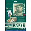 Бумага Lomond 2100175 Самоклеящаяся универсальная бумага для этикеток, A4, 24 шт. (64 x 33,4 мм), 70 г/м2, 50 листов
