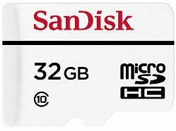   microSD 32GB SanDisk microSDHC Class 10 UHS-I U3 High Endurance Video Monitoring for Home Security Cameras and Dashcams SDSDQQ-032G-G46A